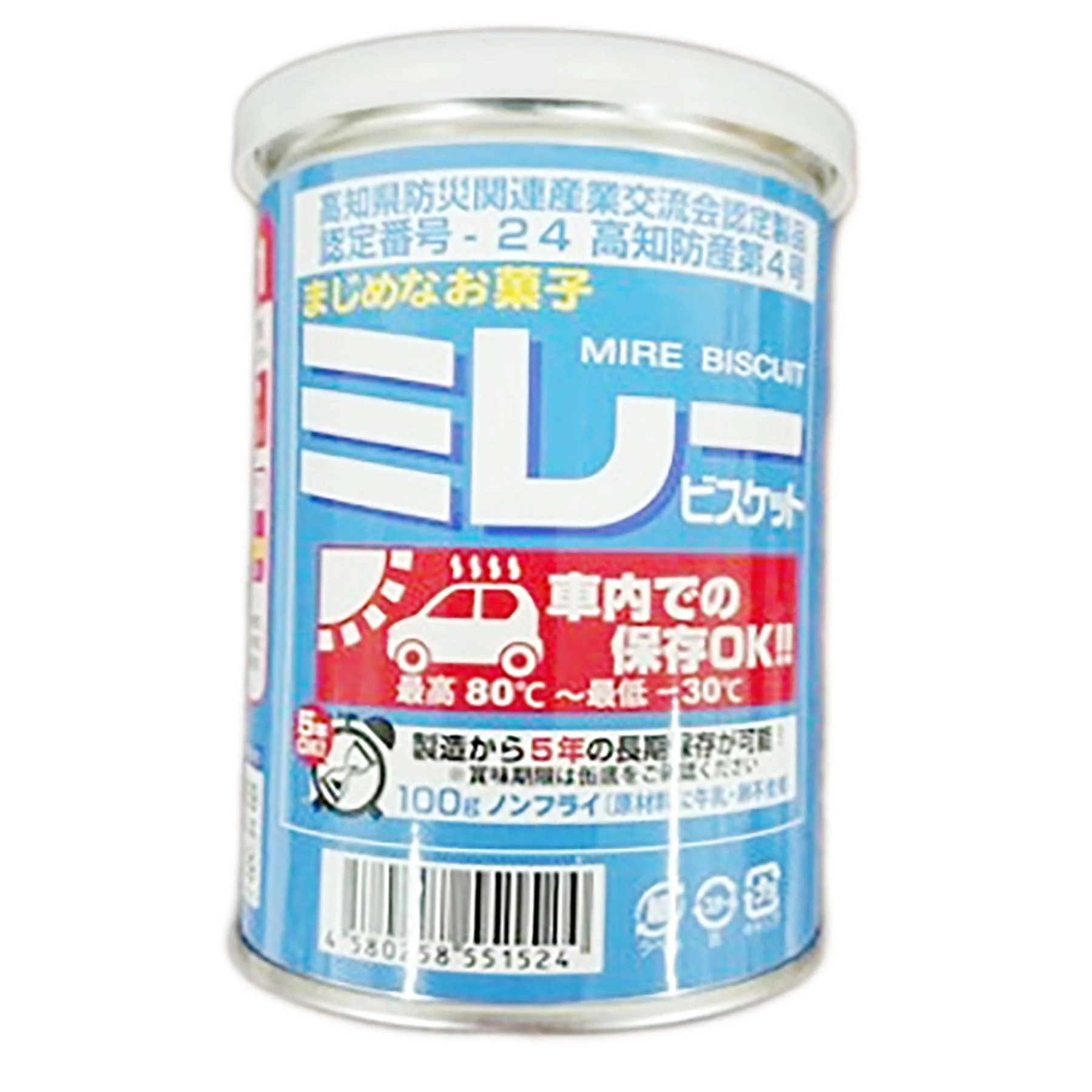 保存用ミレービスケット100g【車載用】12缶入の商品画像