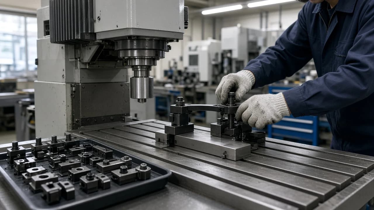 フライス盤用クランピングキットの選定イメージ