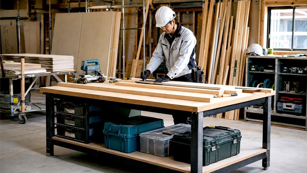 建築現場の作業台の選び方