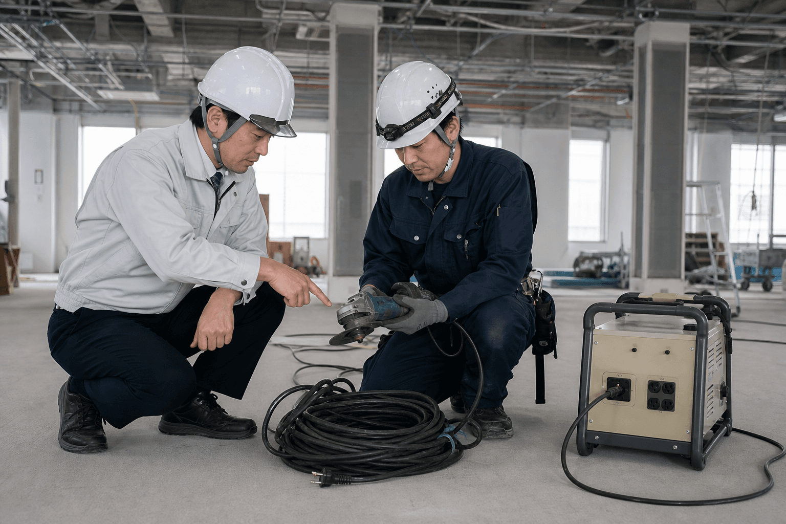 電動工具の電圧降下対策とTPT-30BD