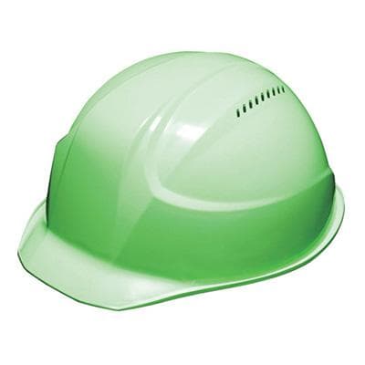 TRUSCO ヘルメット 超軽量 軽帽 通気孔付 フレッシュグリーン TD-AA17V-GN