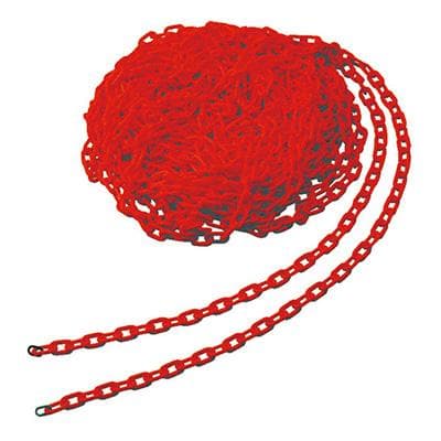 トラスコ プラチェーン レッド 6mm×30m TPC-6R(立入禁止・強い注意喚起)