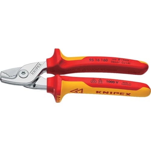 KNIPEX ステップカット 絶縁1000Vケーブルカッター 160mm 9516160の商品サムネイル