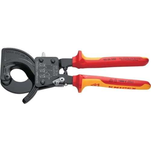 KNIPEX 絶縁ケーブルカッター 1000V(ラチェット式) 250mm 9536250の商品サムネイル