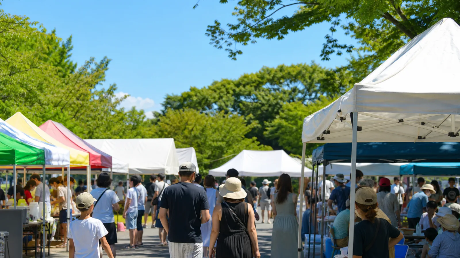 夏祭りの暑さ対策テント(用途・サイズ別の選び方)