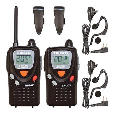 特定小電力トランシーバー 黒 TR-20X(2台セット)