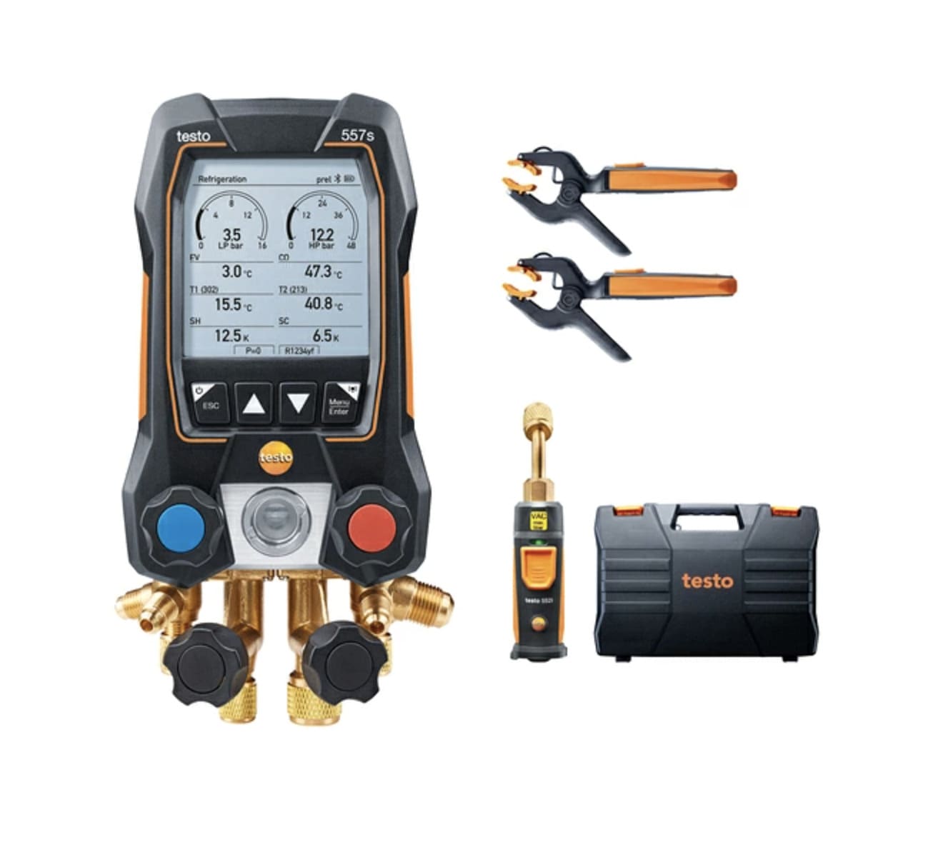 TESTO デジタルマニホールド testo 557s セット