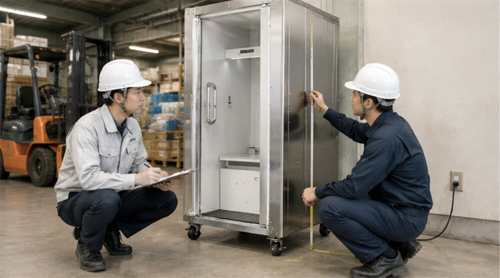 空調ウェアや工場扇を組み合わせた作業現場の多層的な暑さ対策